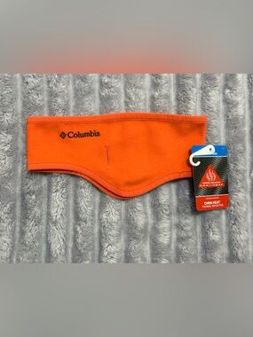 Columbia Orange Fleece Ear Warmer Headband